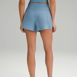 Lululemon Ribbed Softstreme High-Rise Short 2" W7CPNS (Utility Blue) - Size 8